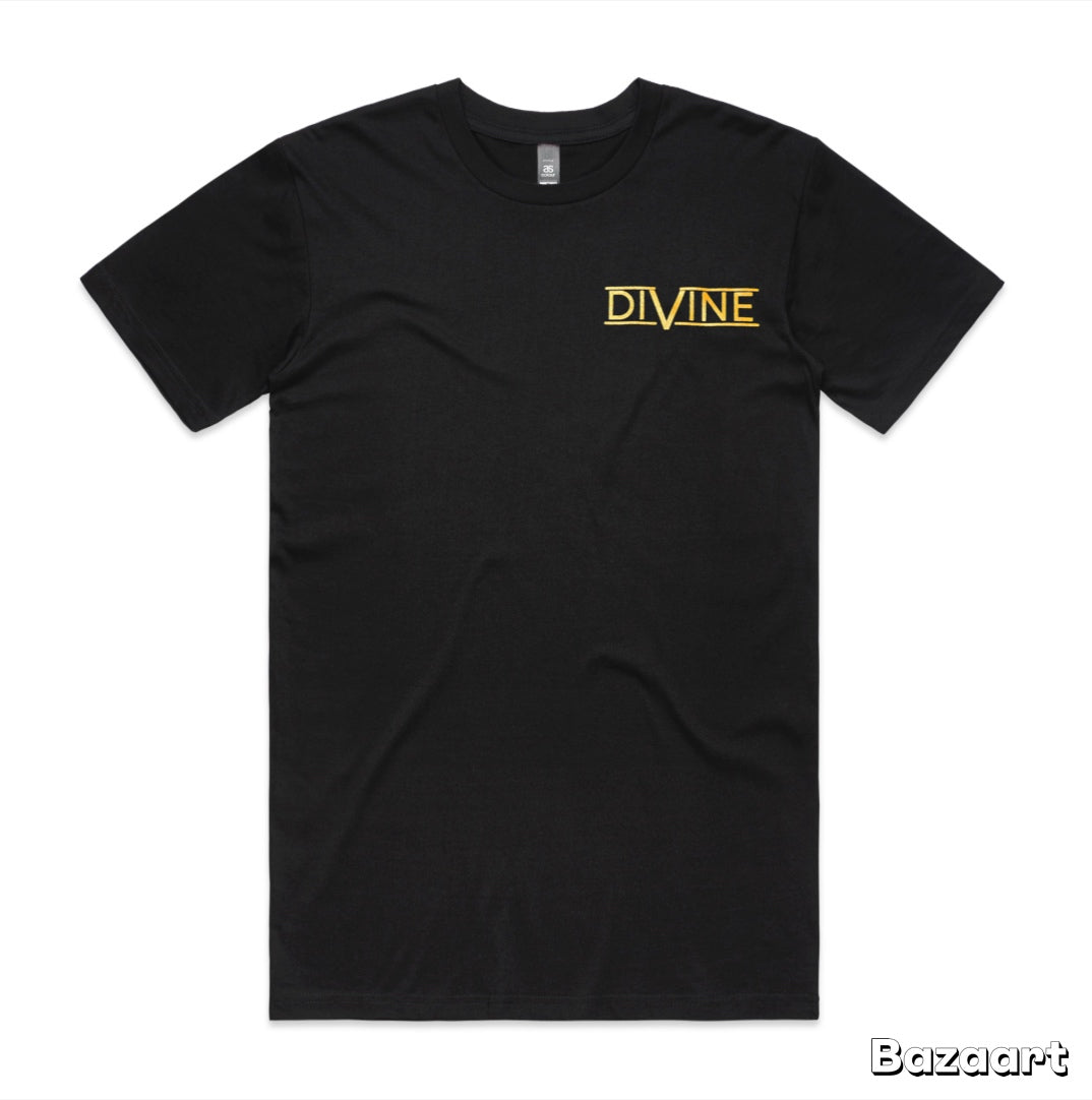 Divine Palm Tree T-Shirt Black