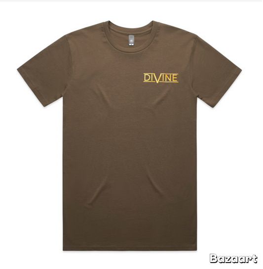 Divine Palm Tree T-Shirt Walnut