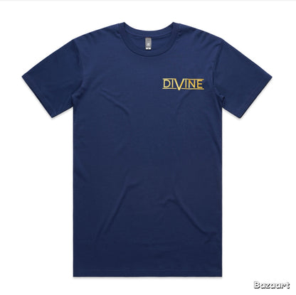 Divine Palm Tree T-Shirt Cobalt Blue