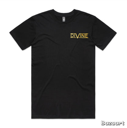 Divine Palm Tree T-Shirt Black