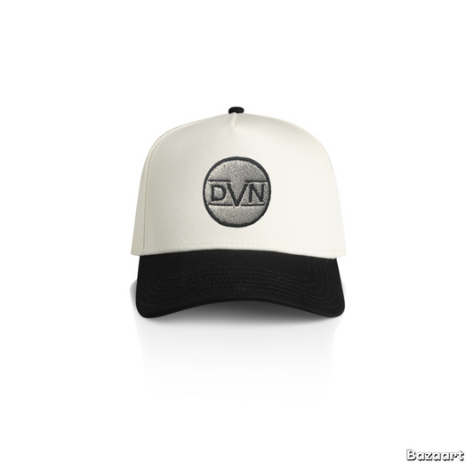 Divine Trucker Hat Black/ Natural White