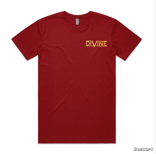 Divine Palm Tree T-Shirt Cardinal Red
